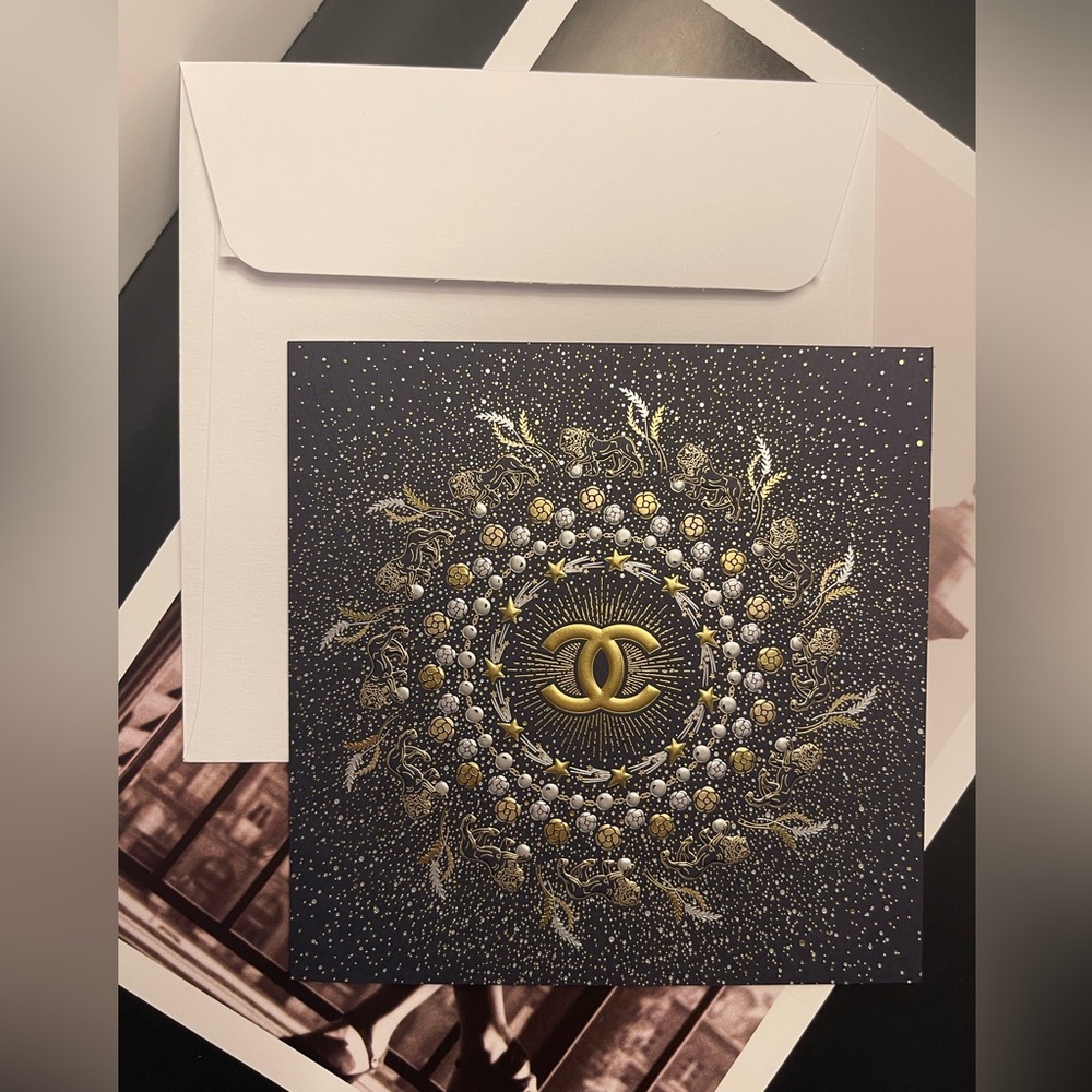 CHANEL - (Blank Inside) Greeting Card 🌟🌟🌟